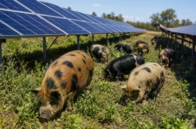 Krdo svinja pušteno je u solarnu elektranu: Ono što su uradile panelima bilo "neočekivano"