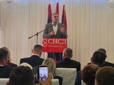(FOTO) "Dodik skinuo okove sa Srpske" Kandidat SNSD za predsjednika RS poslao jasnu poruku: „Srpskom narodu se ne smije ništa nametati“
