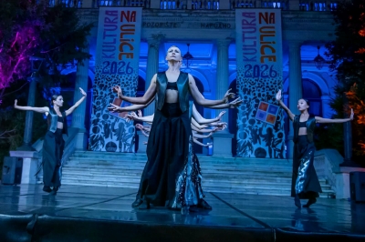 Spektakularna noć na Festivalu „Kultura na ulice!“: Izvedeni baletni klasik „Bolero" i koncert hora Opere NPS