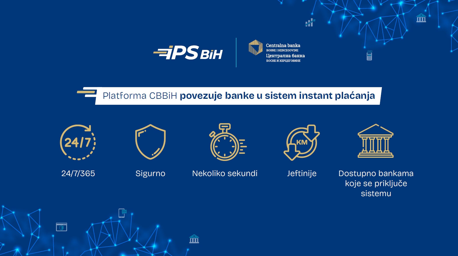 Centralna banka BiH pustila u funkciju domaći sistem instant plaćanja
