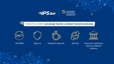 Centralna banka BiH pustila u funkciju domaći sistem instant plaćanja