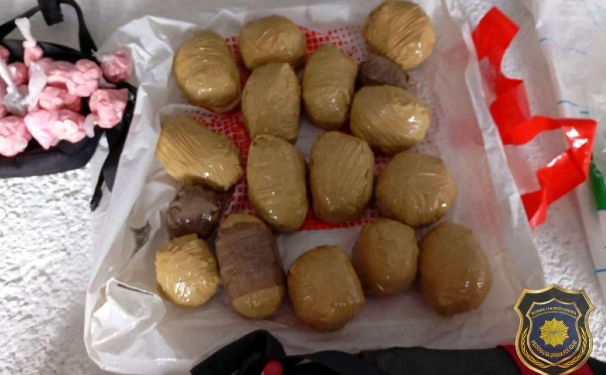 U bh. gradu uhapšene dvije osobe kod kojih je pronađeno više od šest kilograma droge