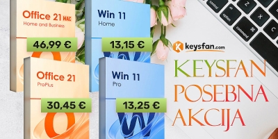 Radite pametnije za manje: Najbolje ponude za Windows 11 i Office 2021 počinju od 13€ na Keysfan