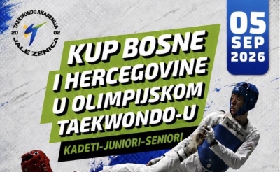 Najava: Kup BiH u olimpijskom taekwondou u organizaciji TKD akademije Jale