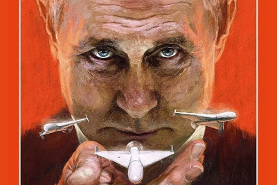 Njemački list Der Spiegel objavio naslovnicu sa Putinom nazivajući ga "dronovskim ratnikom"