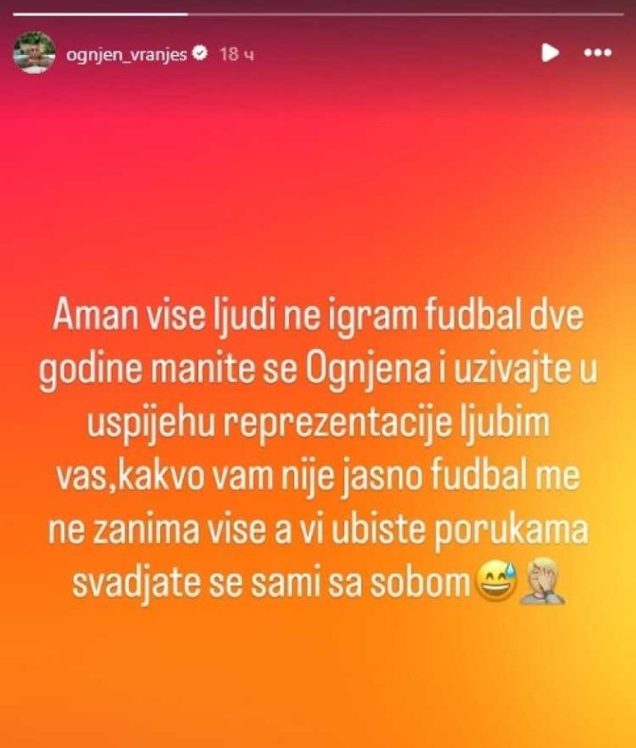 Ognjen Vranješ se oglasio nakon prozivki zbog izjava o reprezentaciji BiH (Foto/Video)