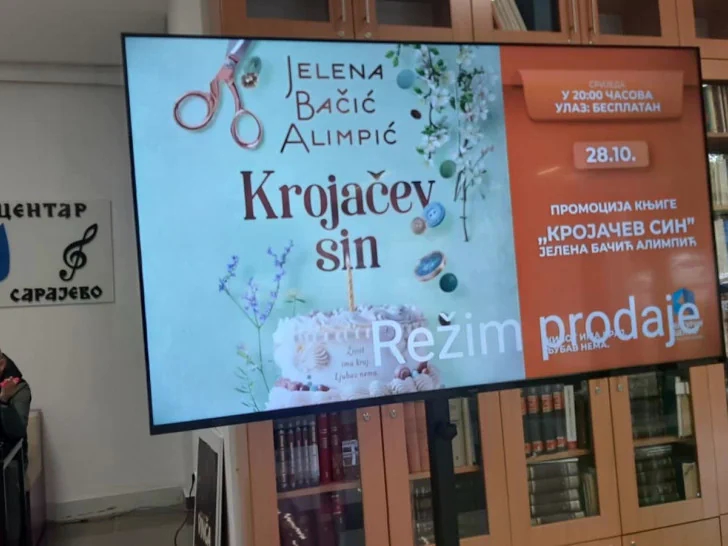 U Kulturnom centru promocija romana „Krojačev sin“ i koncert duo na harmonici