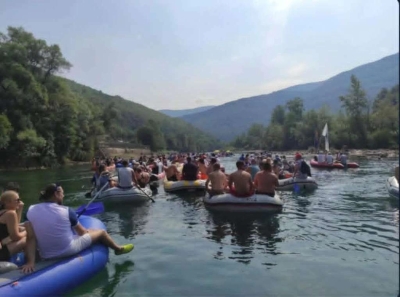 Više od 500 učesnika na Drinskoj regati od Modrana do Goražda