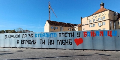 "Vjerujem da će Atalanta pasti u Banjoj Luci, a kamoli ti na mene": Grafit koji je obilježio pobjedu Borca