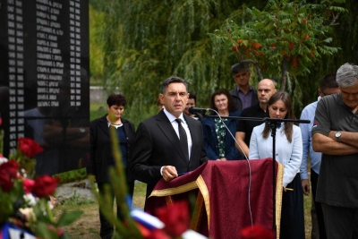 (VIDEO, FOTO ) "Trideset godina nas lažu“ Vulin o zločinima nad Srbima iz Donjeg Vakufa