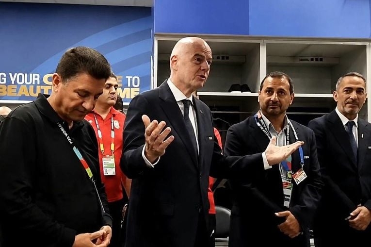 Infantino ušao Irancima u svlačionicu: Evo šta im je rekao