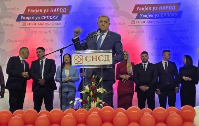 Predizborni skup SNSD-a na Palama: U fokusu projekti, ulaganja i očuvanje nadležnosti Srpske FOTO