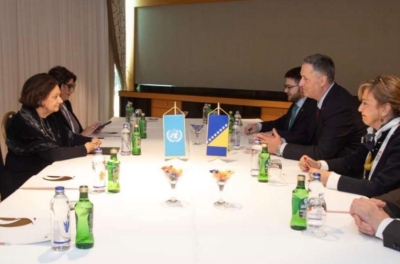 BEĆIROVIĆ SA DI CARLO: Srebrenica upisana u svjetsku memoriju, potvrđena podrška suverenitetu BiH!