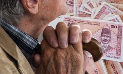 Od 1. jula novo povećanje penzija u Federaciji BiH