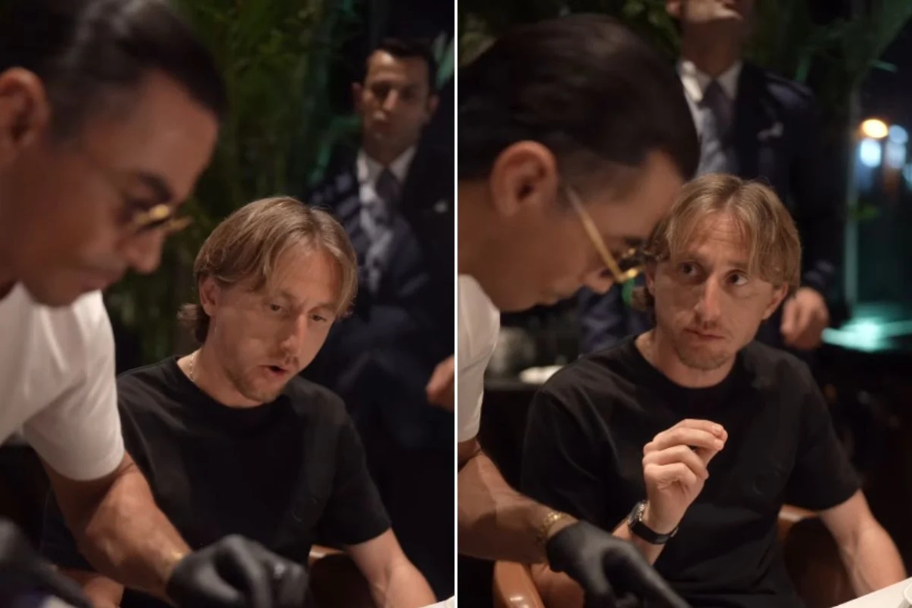 VIDEO Luka Modrić uhvaćen kako naručuje odrezak od 300 eura, njegova snimka ubrzo je postala viralna