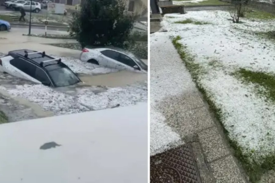 HAOTIČNO STANJE: Strašno nevrijeme pogodilo Sloveniju, Novo Mesto pod vodom (FOTO)