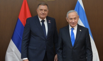 Dodik čestitao Netanijahuu: Republika Srpska stoji uz Izrael, danas, sutra i uvijek