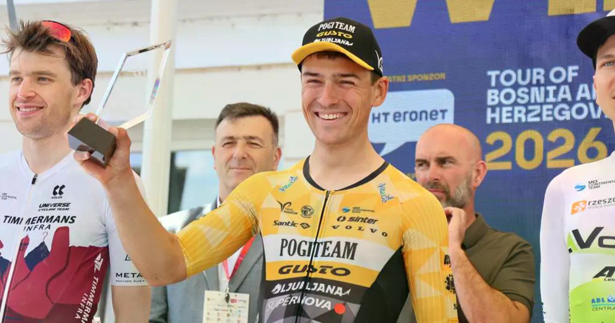 Tour of BiH: Slovenac Štajnar slavio na drugoj etapi i preuzeo vodstvo u ukupnom poretku