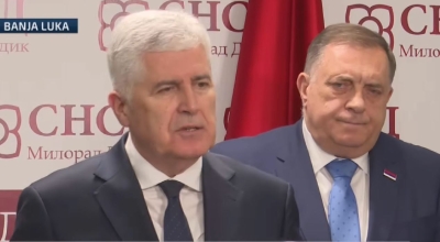 Sastanak Dodika i Čovića u Banjaluci: Nastavljamo partnerstvo – ovo nije protiv trećeg naroda