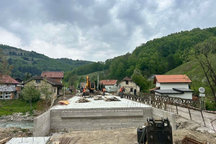 Mještani zadovoljni: Izgradnja mosta "Šiprage 2" u punom jeku