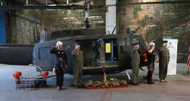 Oprema za spašavanje života: SAD donirale spasilačku dizalicu za helikoptere OS BiH