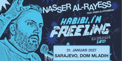 "Kralj shawarme" stiže u Sarajevo: Komičar Nasser Al-Rayess nastupa 31. januara