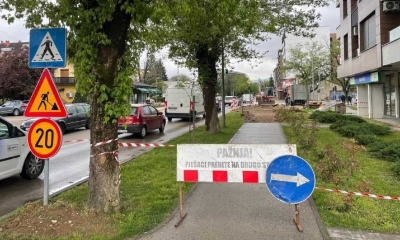 Haos za pješake kod Škorpiona: Raskrsnica raskopana sa obje strane (Foto)