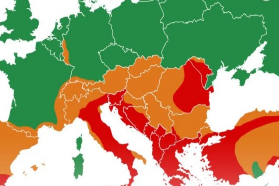 UPOZORENJE ZA NAREDNIH 7 DANA: BiH se nalazi u crvenoj zoni
