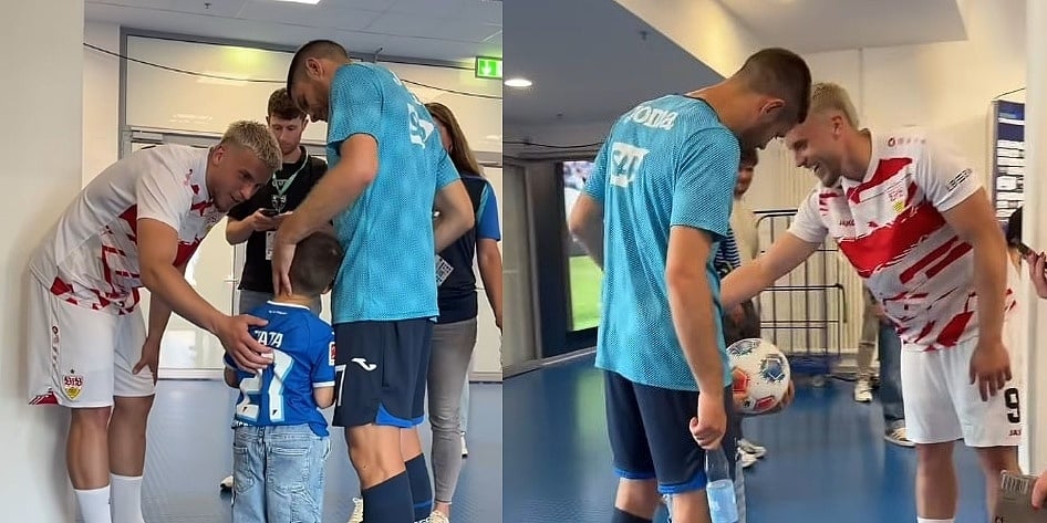 Demirović "uhvaćen" u srdačnom razgovoru s hrvatskim asom i njegovim sinom: "Je l' te sluša?"