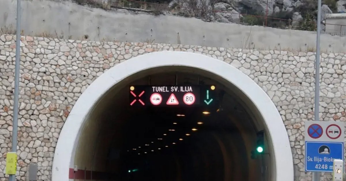 Jedan od najdužih tunela u Hrvatskoj zatvara se na 90 radnih dana