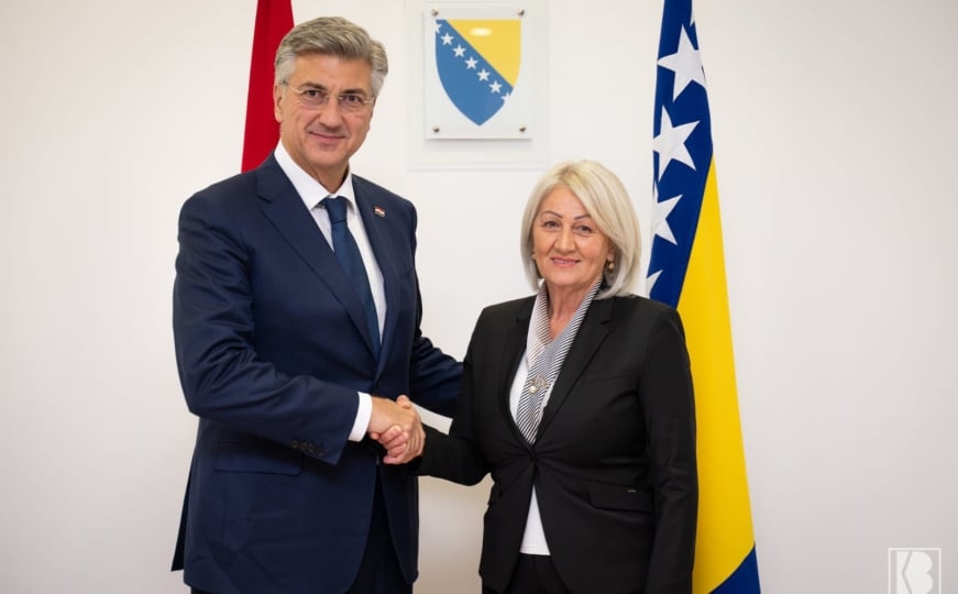 Plenković sa Krišto u Mostaru: "Nastavljamo se zalagati za stabilnu i funkcionalnu BiH"
