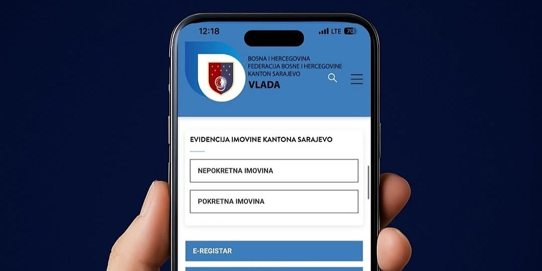 Evidencija od danas dostupna online: Provjerite koja je imovina u vlasništvu Kantona Sarajevo