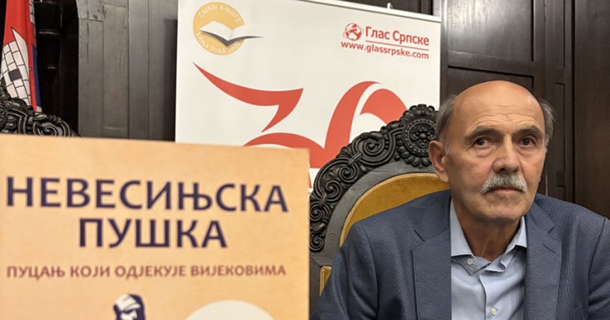 Sajam knjige u Banjaluci: Promovisana knjiga "Nevesinjska puška"