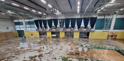Katastrofa u Sloveniji: Poplavljena dvorana, tu se sigurno neko vrijeme neće moći igrati