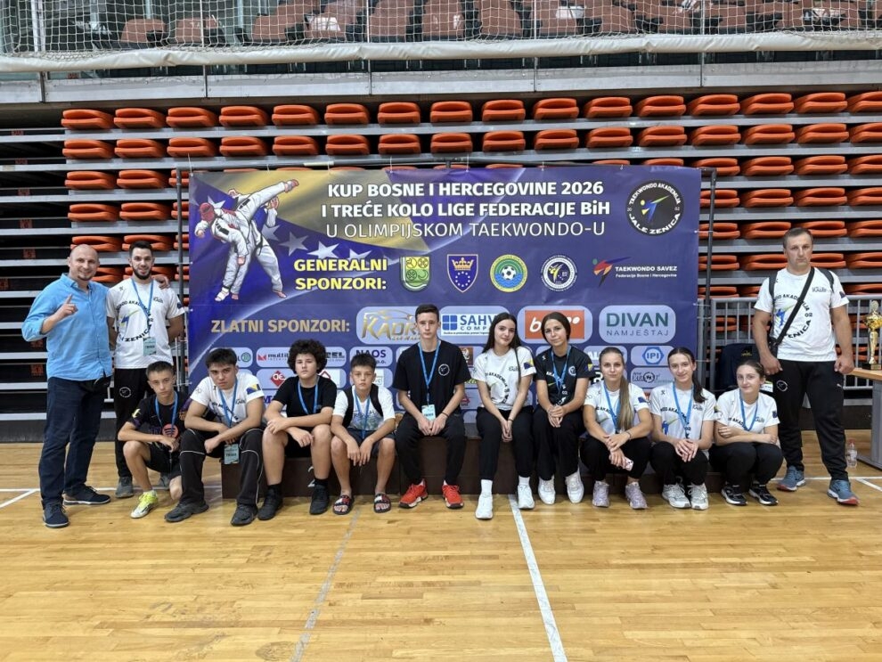 Sjajan dan za Taekwondo Akademiju Jale: U Zenici organizovali Kup BiH i osvojili 14 medalja