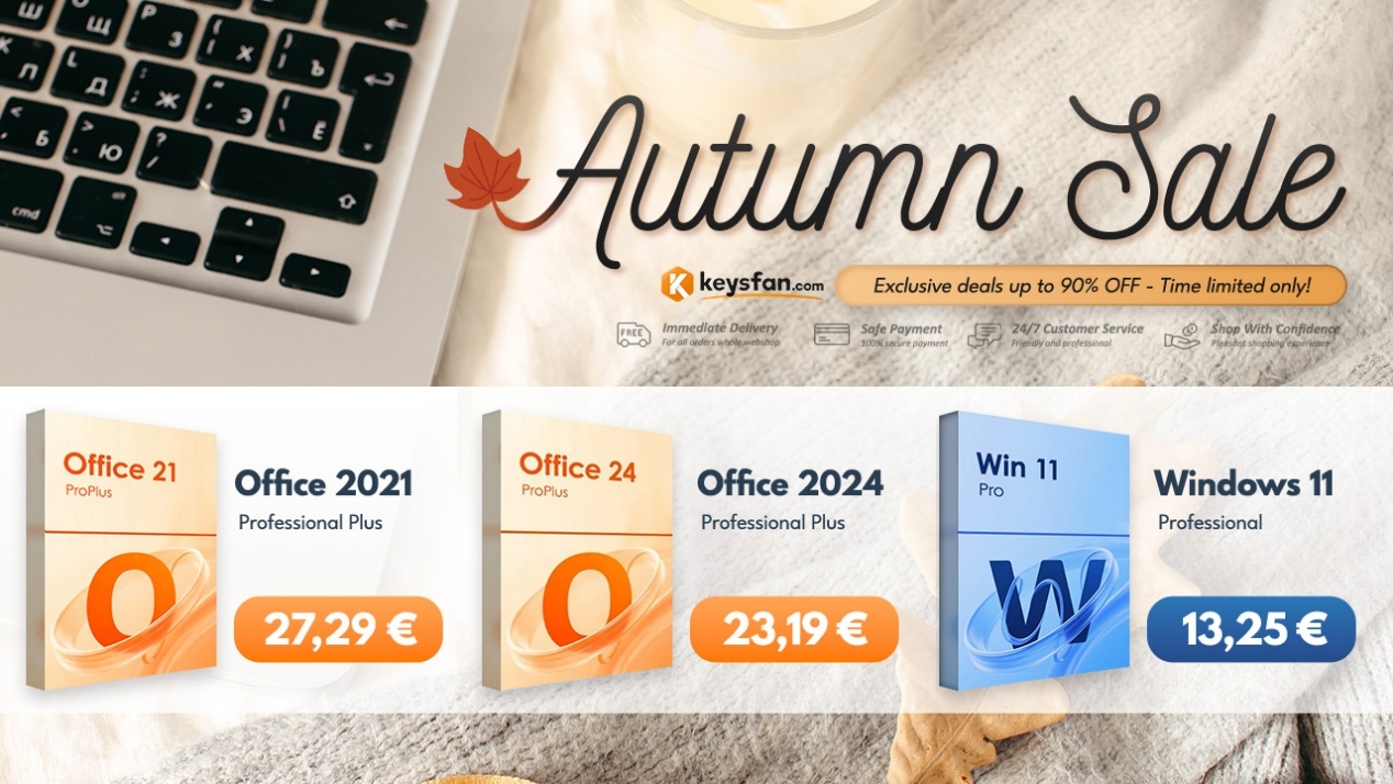 VELIKI jesenski popusti su tu! Ulovite Microsoft Office 2024 već za 23 EURA! Windows već od 10 EURA…