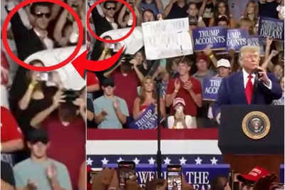 VIDEO Dok je Trump pričao svi su gledali u muškarca u crvenoj kravati: Snimka postala hit