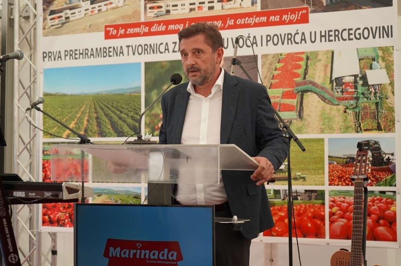 Gradonačelnik Mostara otvorio prvu tvornicu za preradu voća i povrća u Hercegovini