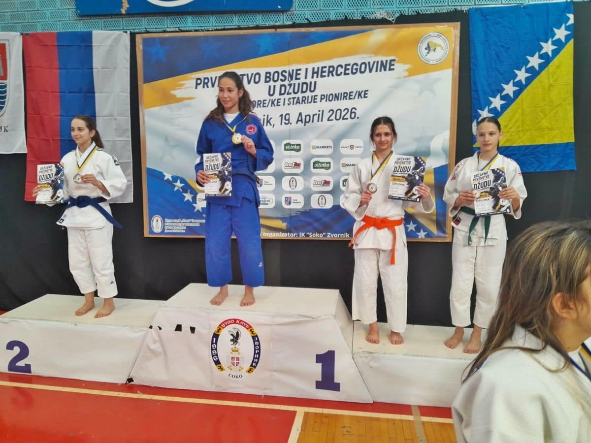Zlatna Angelina Elez: Džudisti „Gacka“ ponovo u vrhu BiH