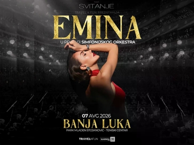 Emina Jahović stiže u Banjaluku: Muzički spektakl "Svitanje" uz simfonijski orkestar