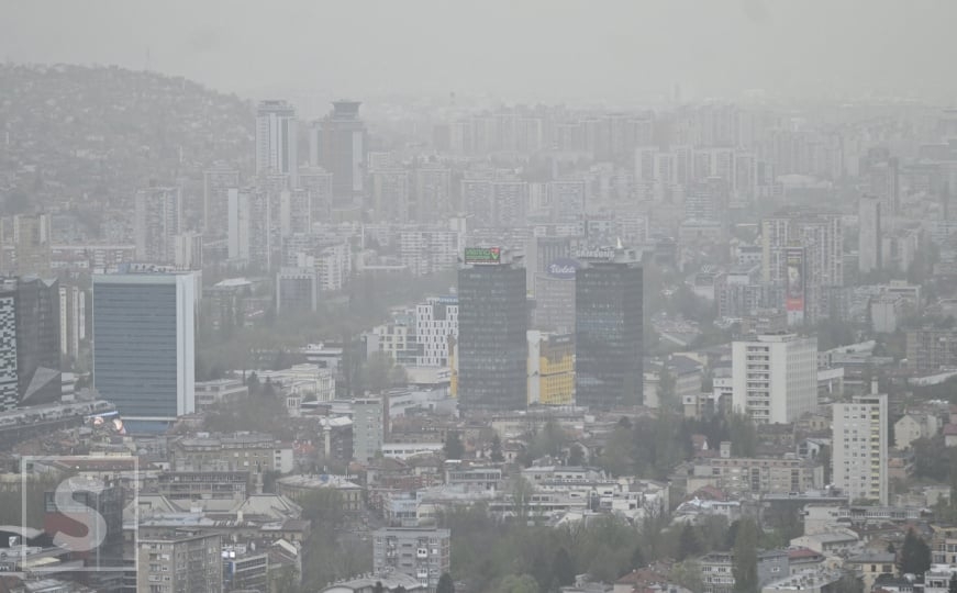 Saharski pijesak stigao u BiH: Pogledajte prizore iz Sarajeva
