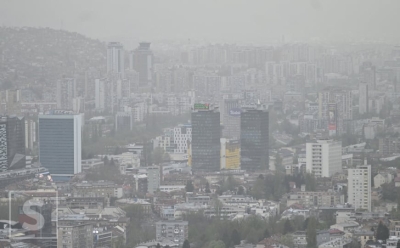 Saharski pijesak stigao u BiH: Pogledajte prizore iz Sarajeva