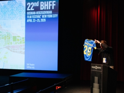 SPEKTAKULARNO OTVARANJE U NEW YORKU: Počeo 22. BHFF, Amir Husak dresom Esmira Bajraktarevića povezao film i plasman Zmajeva na SP