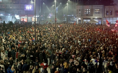 Hiljade građana sinoć u Nišu slavile pobjedu Studentske liste