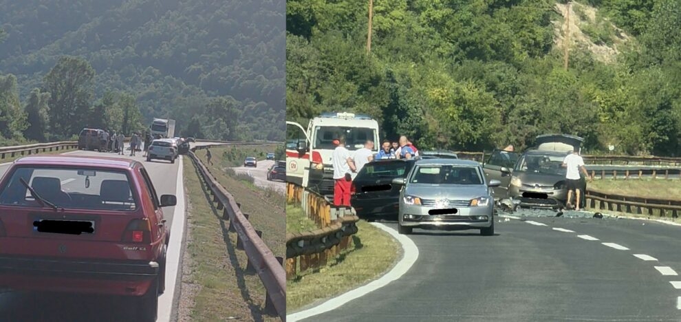 Zbog nesreće kod Zenice obustavljen saobraćaj, tri vozila učestvovala u udesu