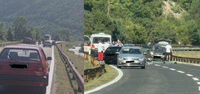 Zbog nesreće kod Zenice obustavljen saobraćaj, tri vozila učestvovala u udesu