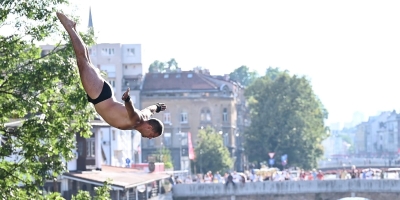 Održani skokovi u vodu Bentbaša Cliff Diving, Igor Arsenić iz Banje Luke osvojio prvo mjesto