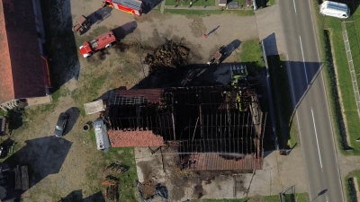 Požar u Bijeljini u jednom domaćinstvu, velika šteta