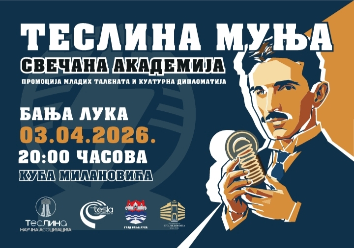 „Teslina munja“ u srcu Banjaluke: Svečana akademija povodom 170 godina od rođenja velikog genija