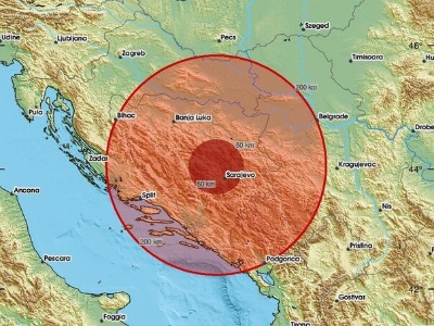 Zemljotres kod Sarajeva uznemirio građane u ranim jutarnjim satima